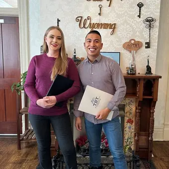 A couple who sold to House Buyers of Cheyenne