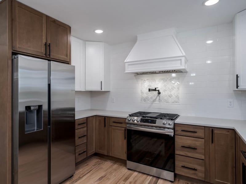 A renovated kitchen by House Buyers of Cheyenne